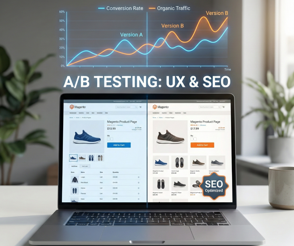 How Magento AB testing can influence both UX and SEO