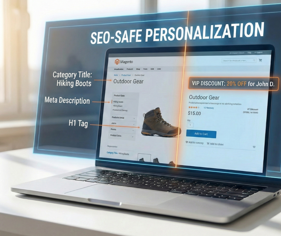 How to personalize Magento promotions without hurting SEO